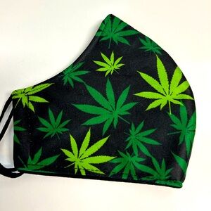 Island  weed  face mask